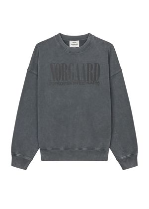 Alti compact cotton sweat Washed Black Mads Nørgaard 
